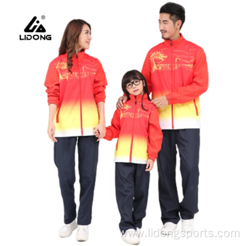 Wholesale Latest Design Fashion Red And Blue Tracksuit
